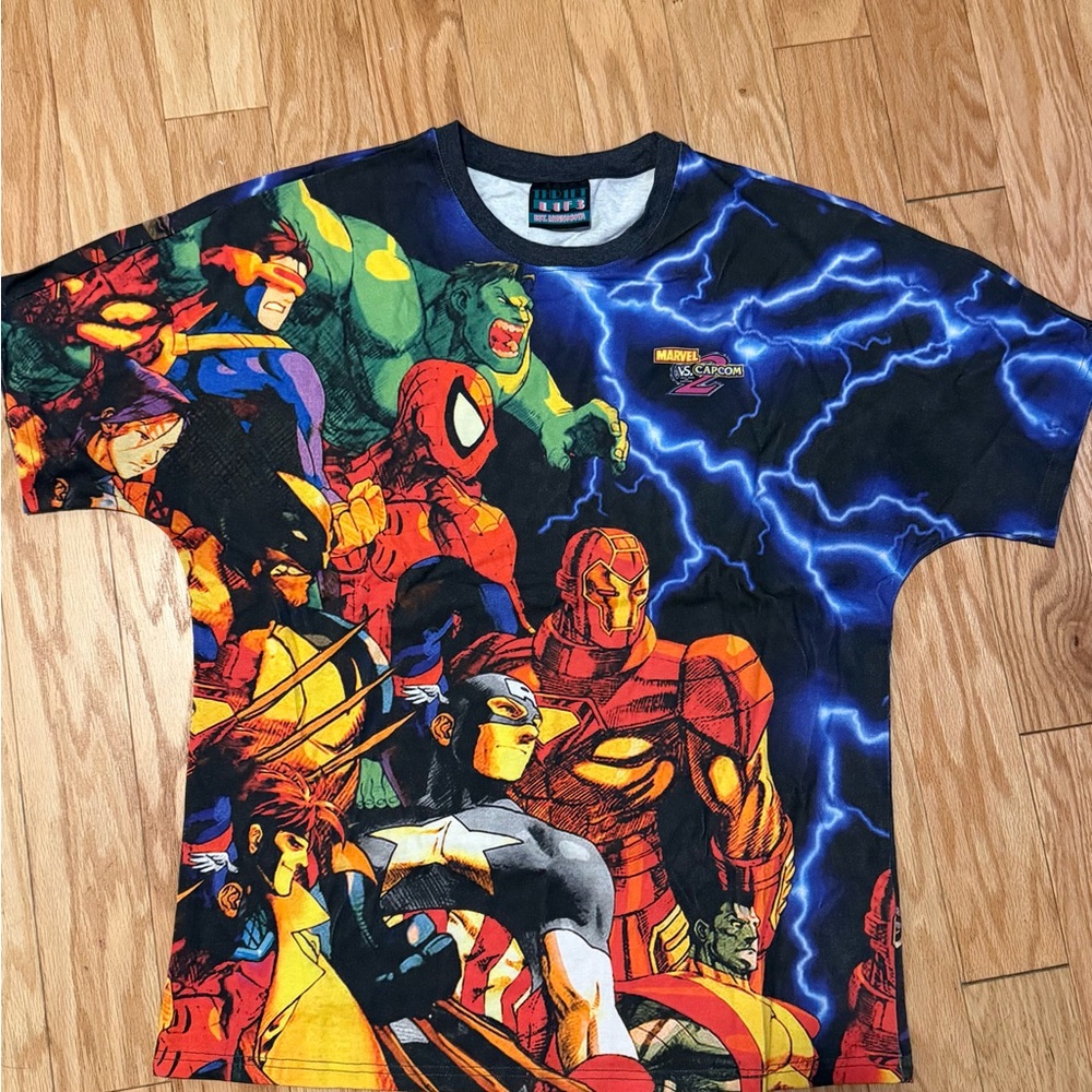 Marvel Heroes Lightning Graphic Tee